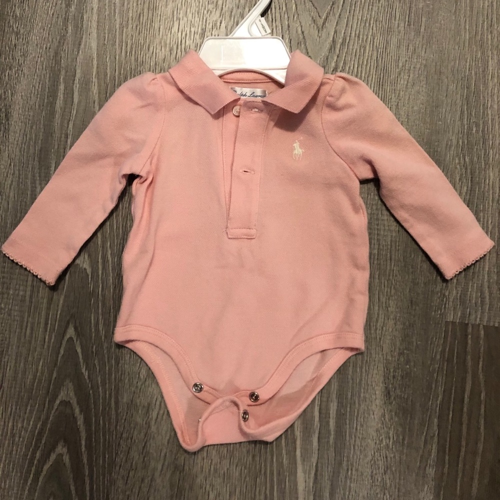 Ralph Lauren pink onesie